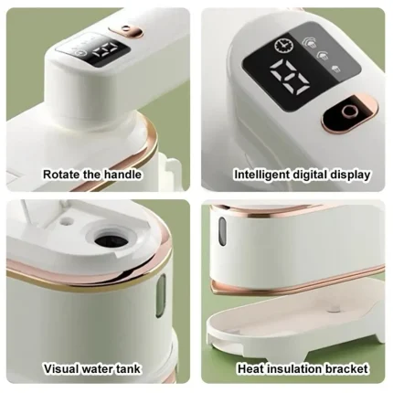 Folding Steam Iron with Display - Image 7