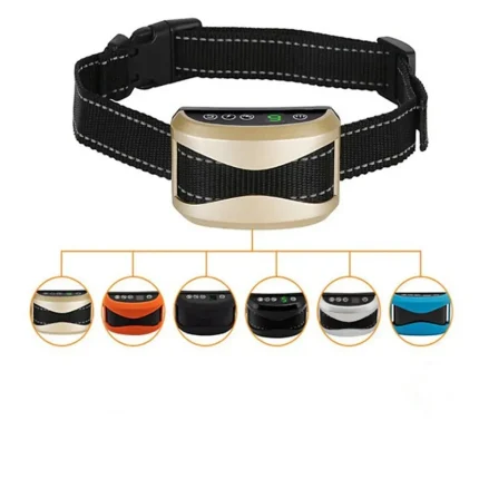 LED Smart Anti-barking repel dog shock vibration Fully automatic dog training dog collar - Image 7