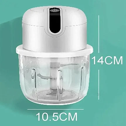 300ml Electric Garlic Meat Grinder Mini Garlic Masher Meat Grinder Pepper Pepper Nut Meat Grinder - Image 7