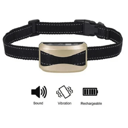 LED Smart Anti-barking repel dog shock vibration Fully automatic dog training dog collar - Image 4