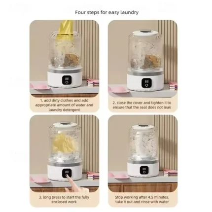 Mini Travel Washing Machine - Image 4
