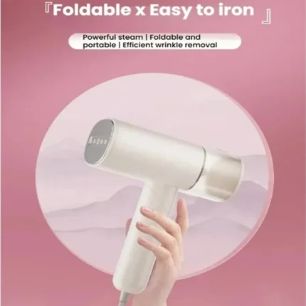 Steam Iron Detachable Water Tank-Fast Heating Dual Safety Protection Adjustable Handle for Home Travel - Image 8