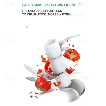 300ml Electric Garlic Meat Grinder Mini Garlic Masher Meat Grinder Pepper Pepper Nut Meat Grinder - Image 5