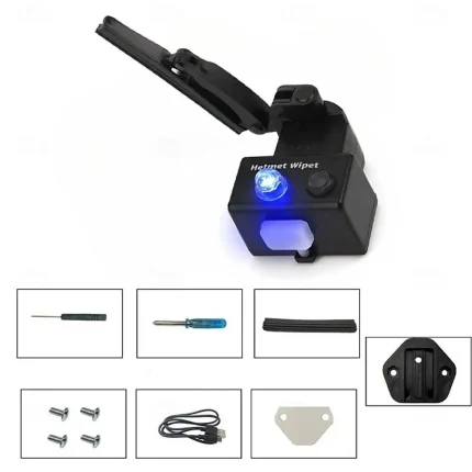 Motorcycle Helmet USB Wiper - Image 5