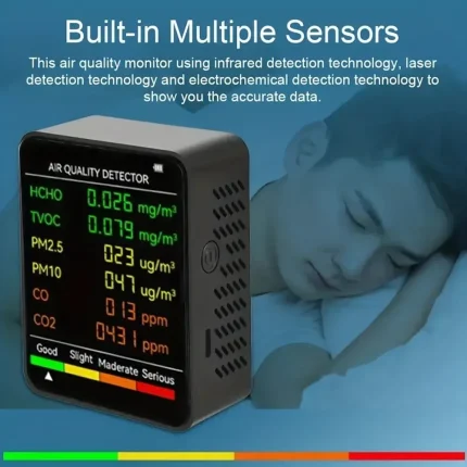 6-in-1 CO₂ Air Quality Monitor - Image 4