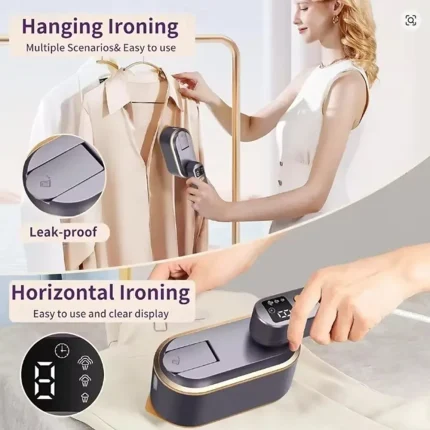 Folding Steam Iron with Display - Image 5